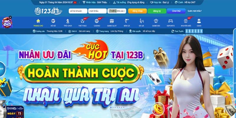 nhà cái 123b lừa đảo người chơi Giao diện trang chủ chỉnh chu trong từng chi tiết