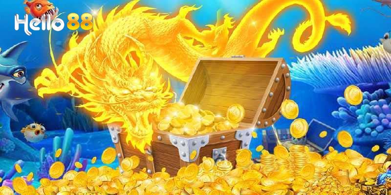 Giao diện bắn cá thần rồng sống động, thu hút người chơi