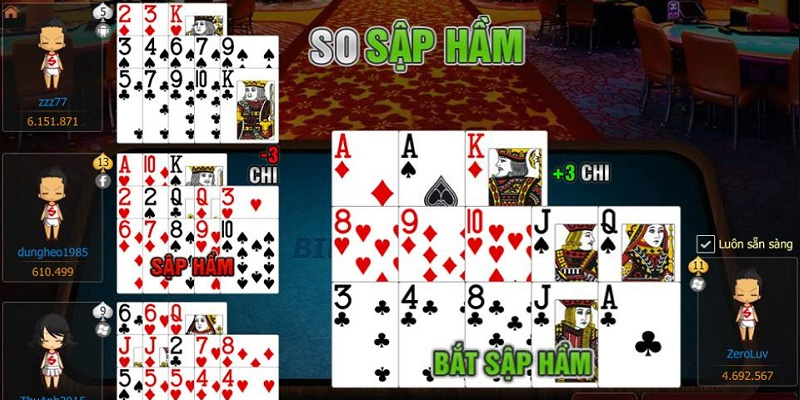 Những hành động trong mậu binh cần nắm để chơi cho chính xác